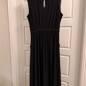 Lane Bryant Black Maxi Dress